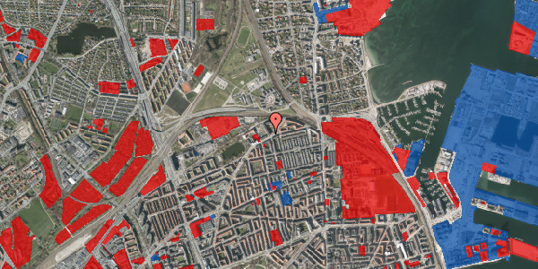Jordforureningskort på Bellmansgade 13, st. tv, 2100 København Ø