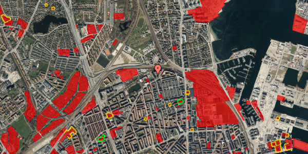 Jordforureningskort på Bellmansgade 17, 6. th, 2100 København Ø