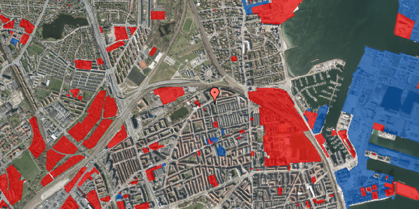 Jordforureningskort på Bellmans Plads 22, 2. th, 2100 København Ø