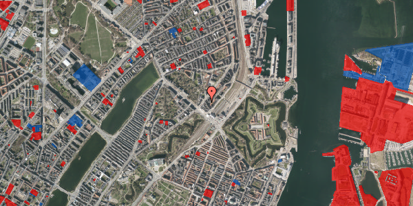 Jordforureningskort på Bergensgade 5, st. , 2100 København Ø