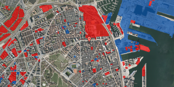 Jordforureningskort på Bogensegade 1, 2. tv, 2100 København Ø