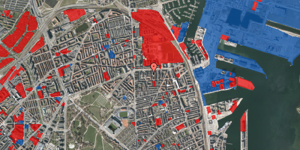 Jordforureningskort på Bogensegade 9, 1. tv, 2100 København Ø