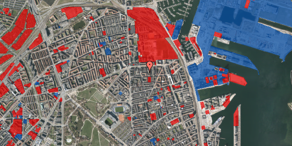 Jordforureningskort på Bogensegade 10, 5. th, 2100 København Ø