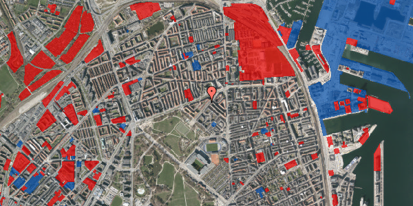 Jordforureningskort på Borgmester Jensens Allé 6, 3. th, 2100 København Ø