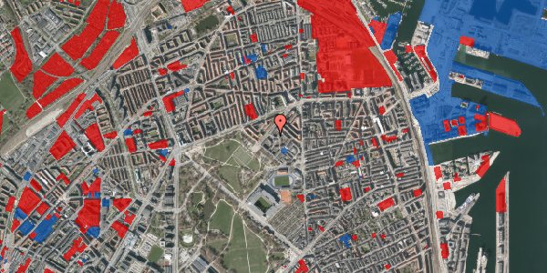 Jordforureningskort på Borgmester Jensens Allé 19C, st. th, 2100 København Ø