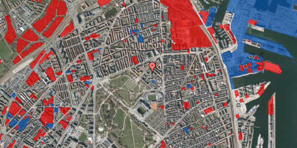 Jordforureningskort på Borgmester Jensens Allé 19D, 2. th, 2100 København Ø