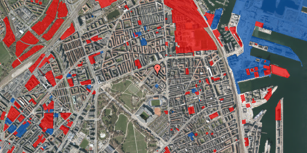 Jordforureningskort på Borgmester Jensens Allé 21, 2. th, 2100 København Ø