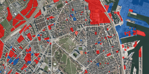 Jordforureningskort på Borgmester Jensens Allé 22, 1. tv, 2100 København Ø