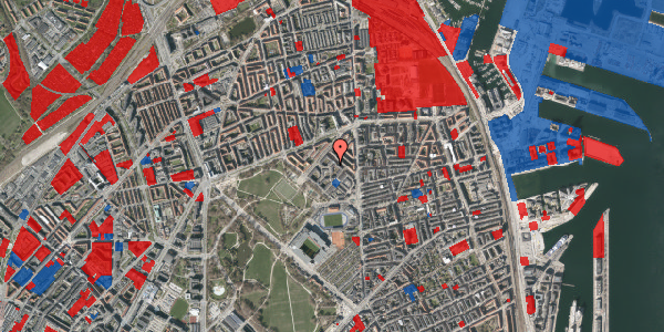 Jordforureningskort på Borgmester Jensens Allé 23A, st. th, 2100 København Ø