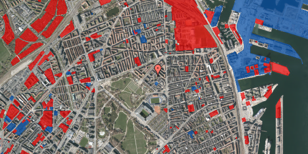 Jordforureningskort på Borgmester Jensens Allé 23B, 2. tv, 2100 København Ø