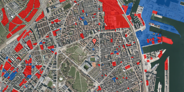 Jordforureningskort på Borgmester Jensens Allé 23C, 2. tv, 2100 København Ø