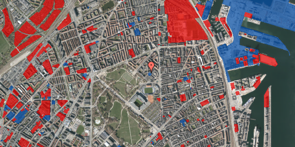 Jordforureningskort på Borgmester Jensens Allé 25C, 2. 1, 2100 København Ø