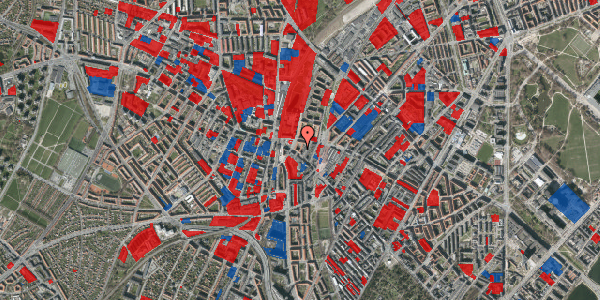 Jordforureningskort på Borgmestervangen 2, 2. th, 2200 København N