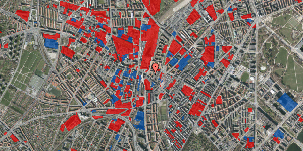 Jordforureningskort på Borgmestervangen 2, 3. th, 2200 København N