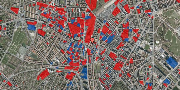 Jordforureningskort på Borgmestervangen 4, 3. th, 2200 København N