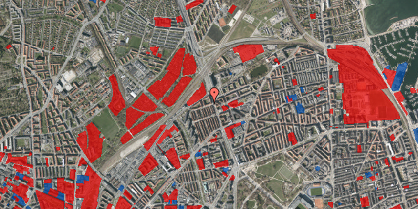 Jordforureningskort på Borthigsgade 4, 4. th, 2100 København Ø
