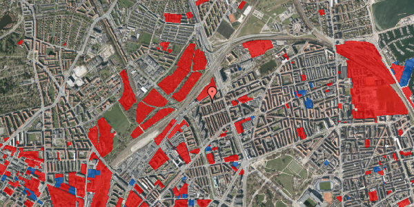 Jordforureningskort på Borthigsgade 16, 3. th, 2100 København Ø