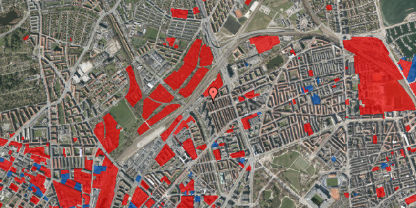 Jordforureningskort på Borthigsgade 19, 1. , 2100 København Ø