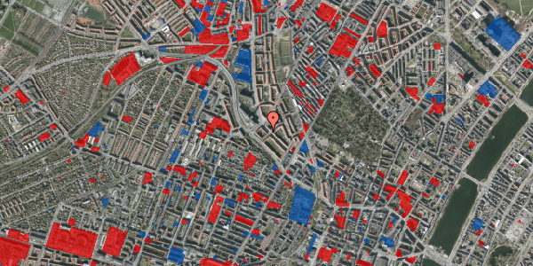 Jordforureningskort på Borups Allé 25, 2. th, 2200 København N