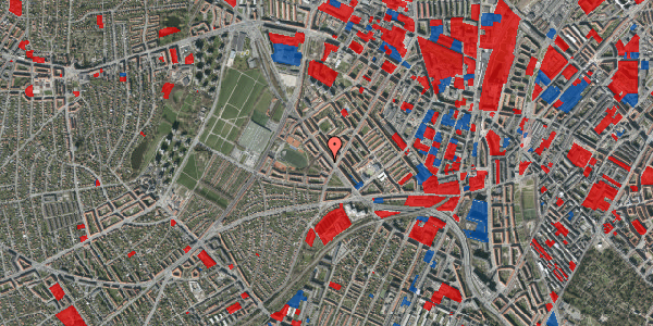 Jordforureningskort på Borups Allé 207, 1. th, 2400 København NV