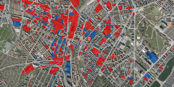 Jordforureningskort på Bragesgade 18, 3. tv, 2200 København N