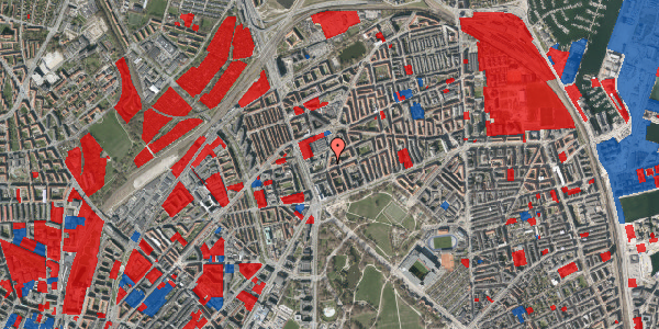 Jordforureningskort på Bryggervangen 4, 1. tv, 2100 København Ø