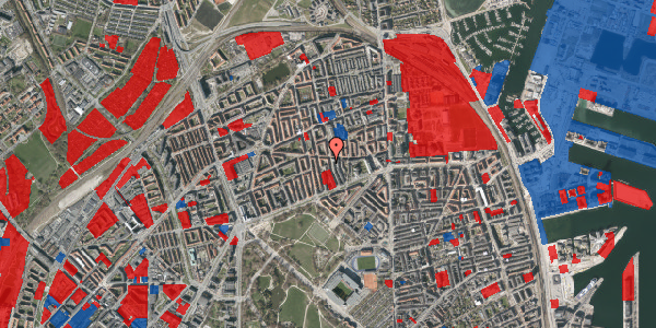 Jordforureningskort på Drejøgade 13, 1. th, 2100 København Ø