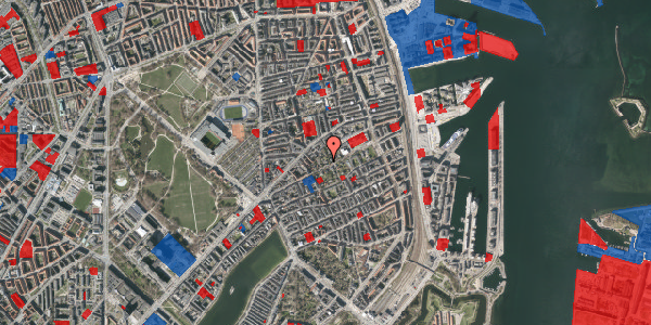 Jordforureningskort på A.L. Drewsens Vej 2, st. , 2100 København Ø