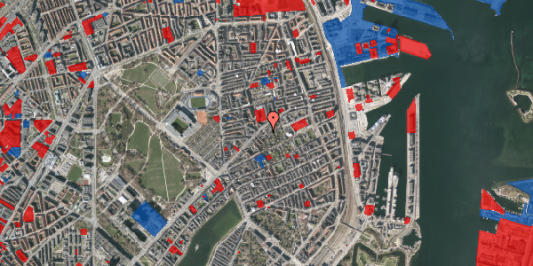 Jordforureningskort på A.L. Drewsens Vej 12, 4. th, 2100 København Ø
