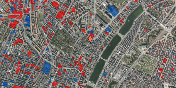 Jordforureningskort på Elmegade 15, 1. tv, 2200 København N