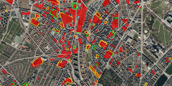 Jordforureningskort på Esromgade 1, 3. th, 2200 København N