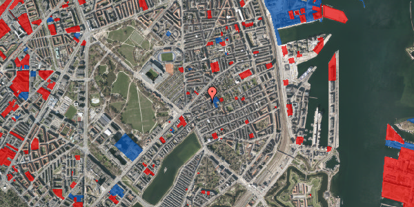 Jordforureningskort på Faksegade 7, kl. 1, 2100 København Ø