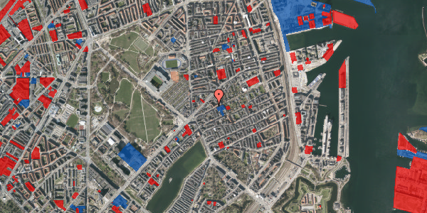 Jordforureningskort på Faksegade 12, 1. th, 2100 København Ø