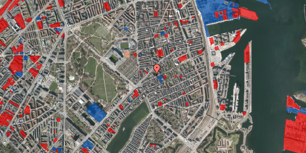 Jordforureningskort på Faksegade 13, 3. th, 2100 København Ø