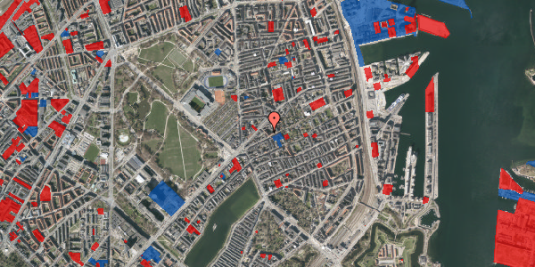 Jordforureningskort på Faksegade 14, 1. th, 2100 København Ø