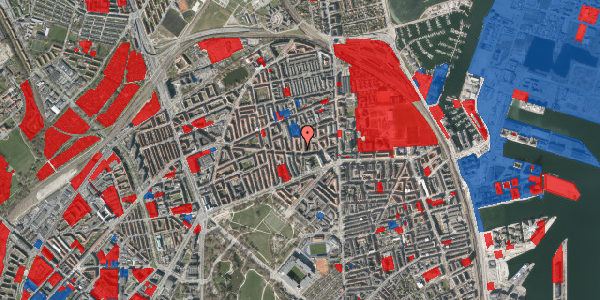 Jordforureningskort på Fanøgade 1, 4. th, 2100 København Ø