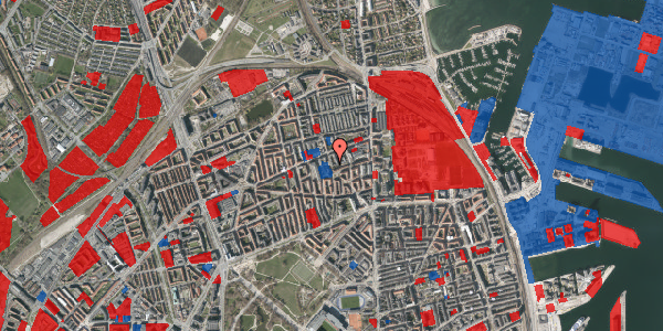 Jordforureningskort på Fanøgade 14, 3. th, 2100 København Ø