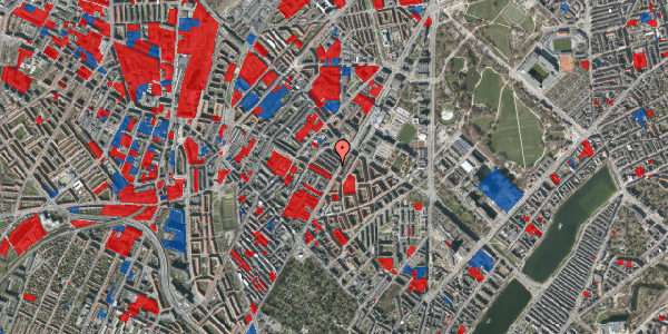 Jordforureningskort på Frejasgade 1, st. 1, 2200 København N