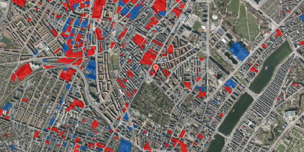 Jordforureningskort på Fyensgade 1, st. , 2200 København N