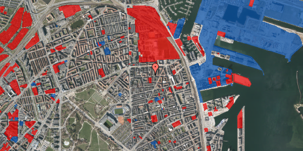 Jordforureningskort på Fåborggade 1, st. th, 2100 København Ø