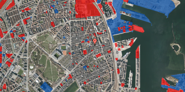 Jordforureningskort på Gammel Kalkbrænderi Vej 17, st. th, 2100 København Ø