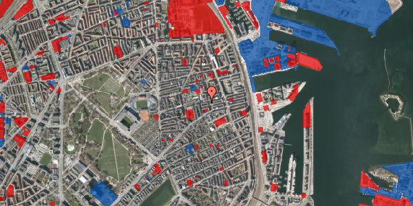 Jordforureningskort på Gammel Kalkbrænderi Vej 18, st. tv, 2100 København Ø