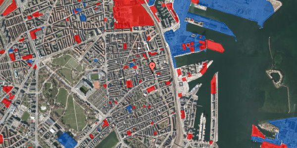 Jordforureningskort på Gammel Kalkbrænderi Vej 30, 1. th, 2100 København Ø