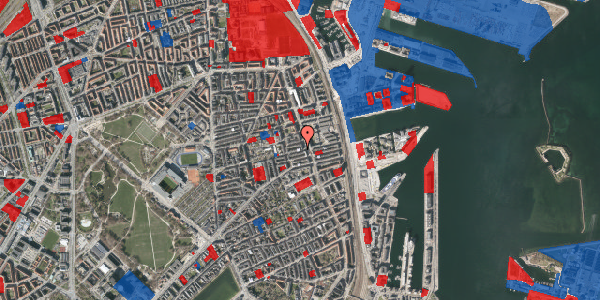 Jordforureningskort på Gammel Kalkbrænderi Vej 33, 2. th, 2100 København Ø