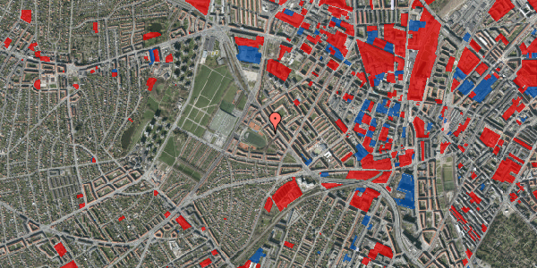 Jordforureningskort på Genforeningspladsen 20, 1. th, 2400 København NV