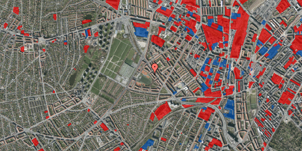 Jordforureningskort på Genforeningspladsen 24, 2. th, 2400 København NV