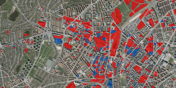 Jordforureningskort på Glasvej 9, 1. th, 2400 København NV