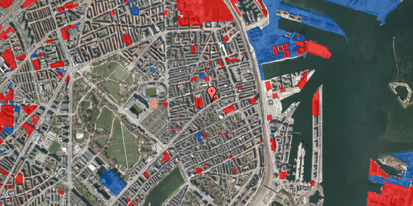 Jordforureningskort på Grenågade 4, 1. th, 2100 København Ø