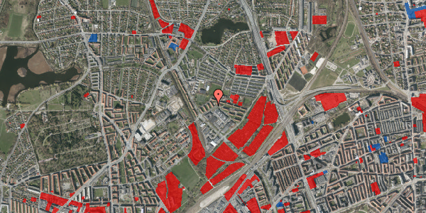 Jordforureningskort på Gribskovvej 25, 1. th, 2100 København Ø