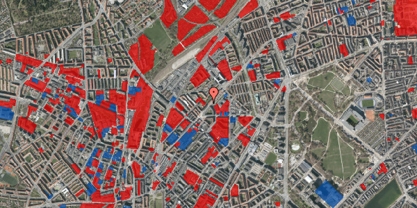 Jordforureningskort på Haraldsgade 21, 4. tv, 2200 København N